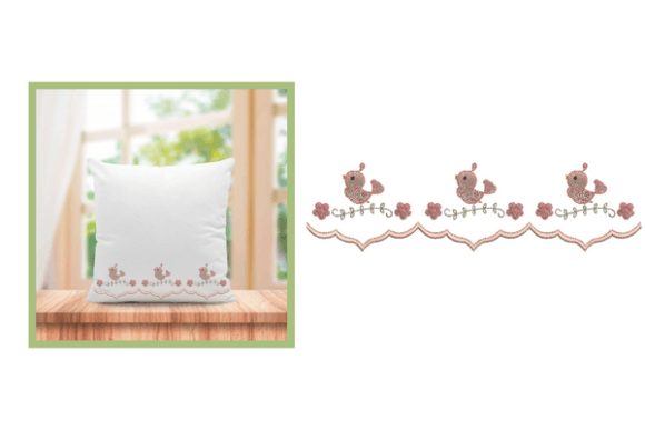 Cute Bird Border Embroidery: A Holiday Review
