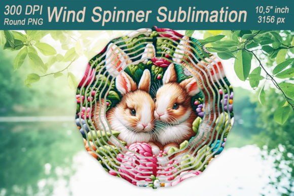 Easter Rabbit Windspinner PNG Review