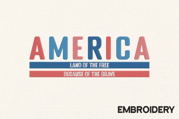 Review: 4th of July Embroidery America Design