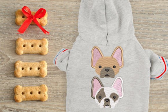 Review: French Bulldog Face Mini Embroidery for Etsy Shops