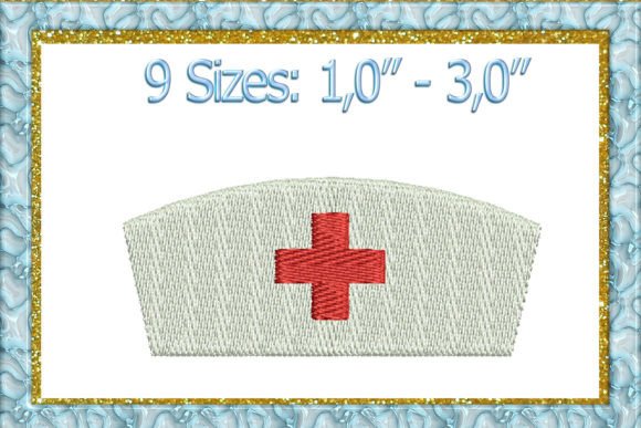 Review: Mini Nurse Cap Machine Embroidery for Branding