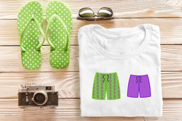 Review: Swim Trunks Shorts Mini Embroidery for Branding