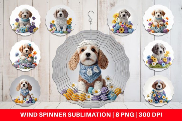 Review: Wind Spinner Puppy Easter Embroidery Design
