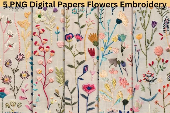 Reviewing 5 Seamless Pattern Embroidery Wildflower for Holiday Sales