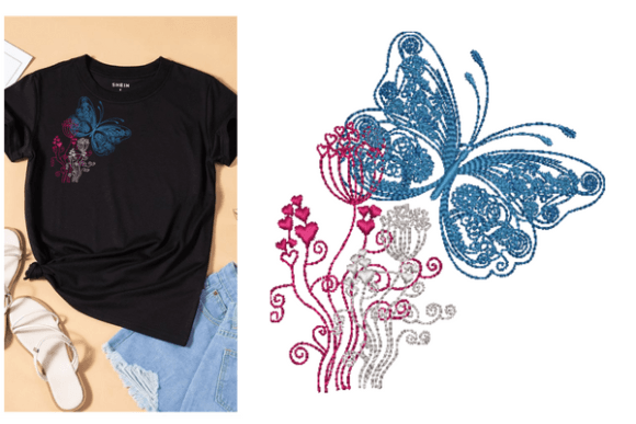 Reviewing Butterfly Embroidery Designs for Real Projects