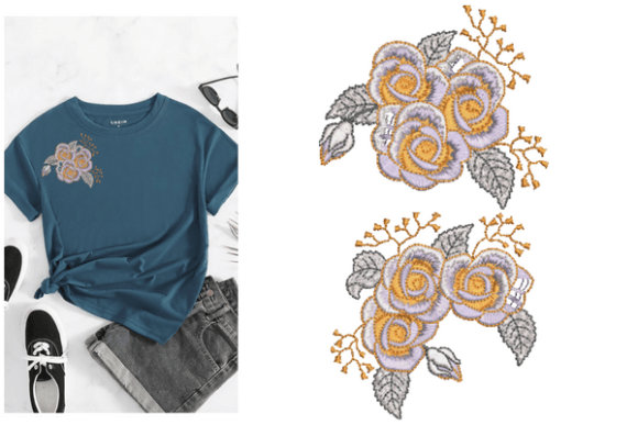 Reviewing Rose Flowers Embroidery Designs for Business