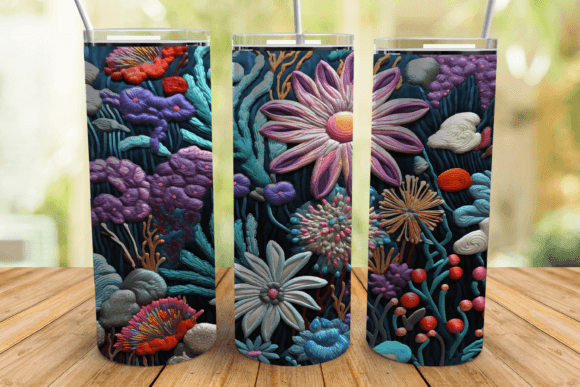Reviewing the Embroidery Floral 20oz Skinny TumblerPng
