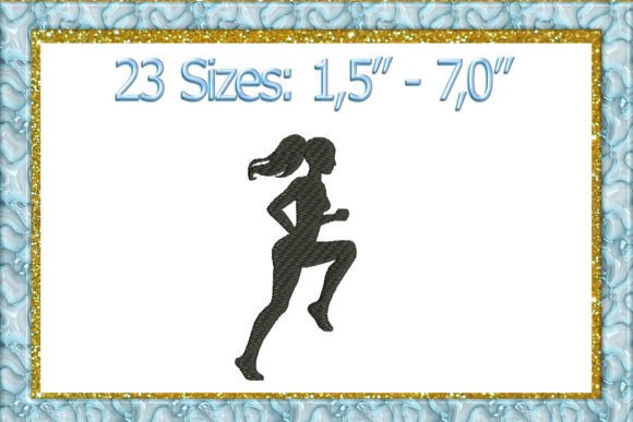 Reviewing the Runner Girl Embroidery Design
