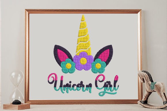 Reviewing Unicorn Girl Head Birthday Embroidery